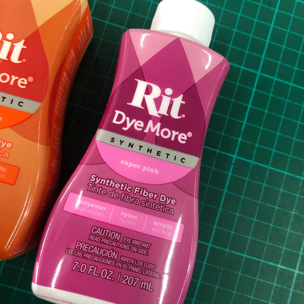 Rit DyeMore Synthetic Fiber Dye, Super Pink - 7.0 fl oz