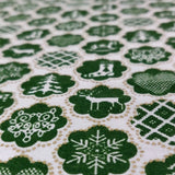 Linen Look Christmas Print
