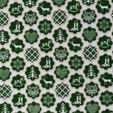 Linen Look Christmas Print