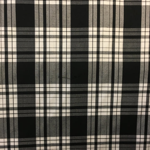 Black and White Tartan