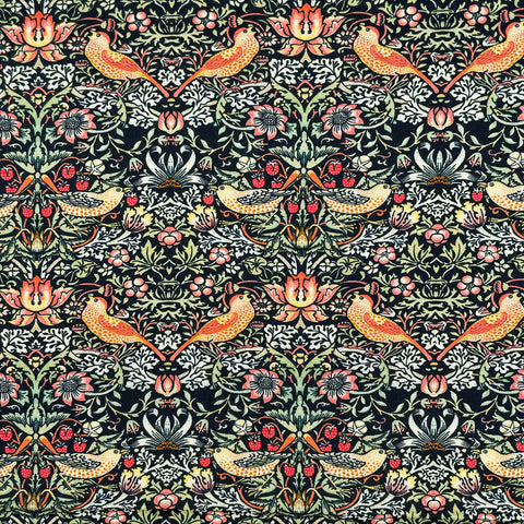 William Morris - Strawberry Thief Black