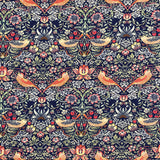 William Morris - Strawberry Thief Navy