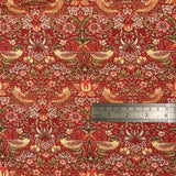 William Morris - Strawberry Thief Crimson