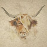 Highland Cow Panel and Fabric