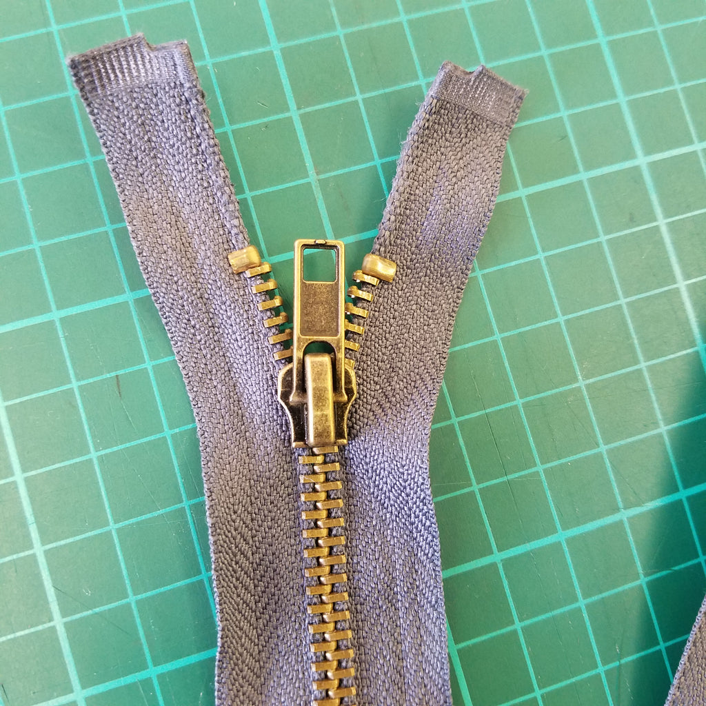 Open Ended Metal Zip FabricBazaar