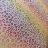Rainbow Animal Print - White Digital Cotton