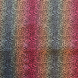 Rainbow Animal Print - Black Digital Cotton