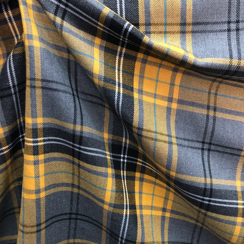 Yellow & Grey Tartan