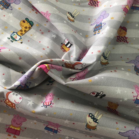 Peppa Pig Grey Stripe