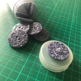 Carved Buttons 30mm size