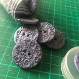 Carved Buttons 30mm size