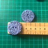 Carved Buttons 30mm size