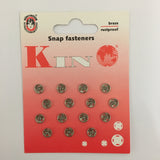 Silver Snap Fasteners
