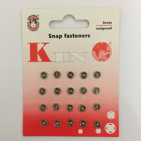 Silver Snap Fasteners