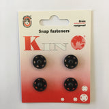 Black Snap Fasteners