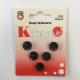 Black Snap Fasteners