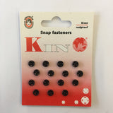 Black Snap Fasteners