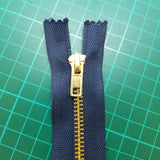 Closed Ended Metal Zip