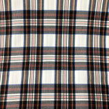 White Tartan with Multi Colours