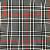 Grey and red Tartan