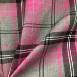 Pink & Grey Tartan