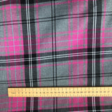 Pink & Grey Tartan