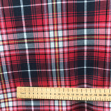 Multi Colour Red Grey and Yellow Tartan